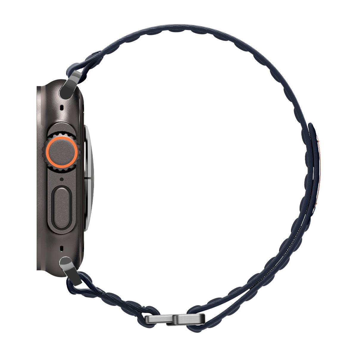 Spigen Fabric Band (hook-and-loop), navy - Apple Watch 49mm/46mm/45mm/44mm (3)