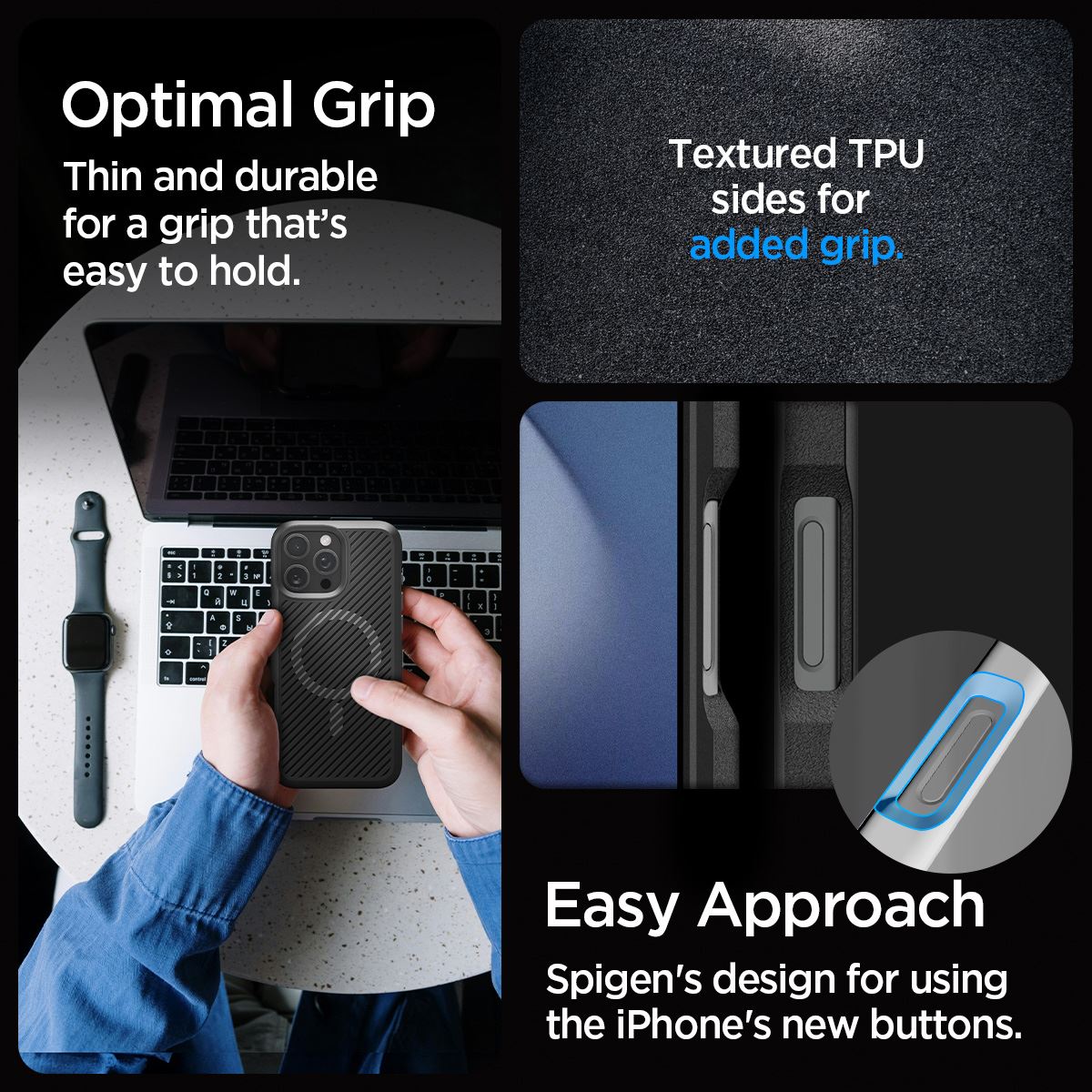 Spigen Core Armor MagSafe, matte black - iPhone 16 Pro (9)