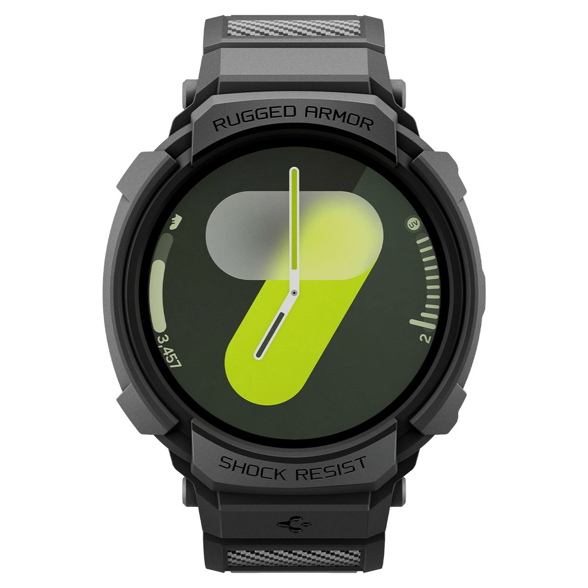 Spigen Rugged Armor Pro, matte black - Samsung Galaxy Watch 8 (40mm) (2)