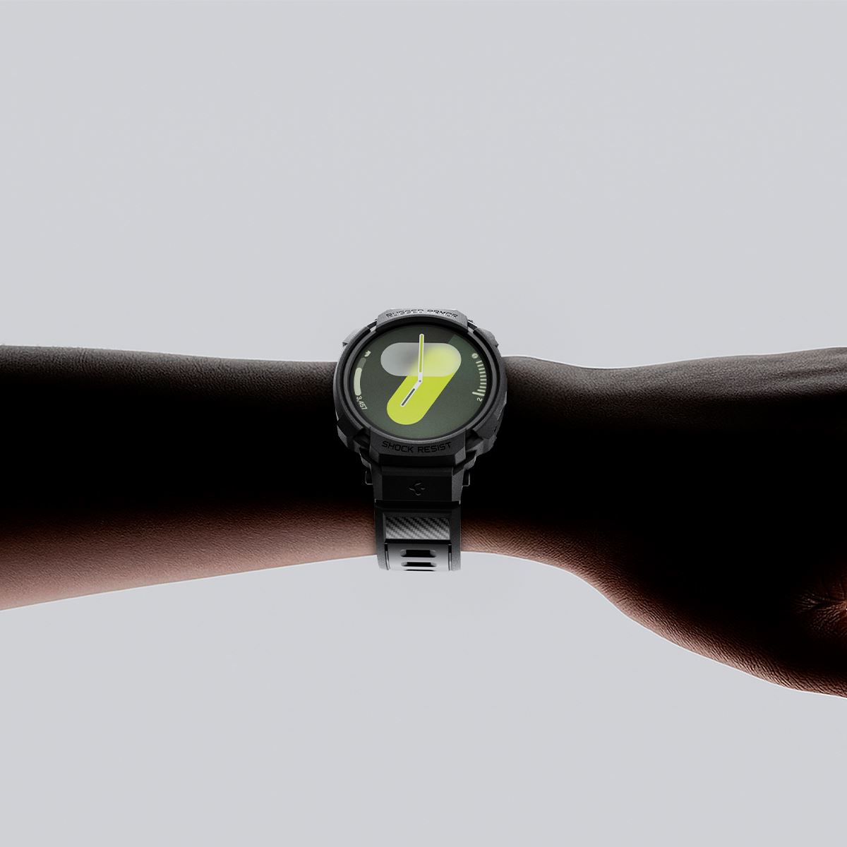 Spigen Rugged Armor Pro, matte black - Samsung Galaxy Watch 8 (40mm) (22)
