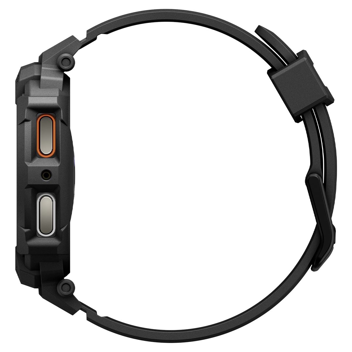 Spigen Rugged Armor Pro, matte black - Samsung Galaxy Watch 8 (40mm) (4)