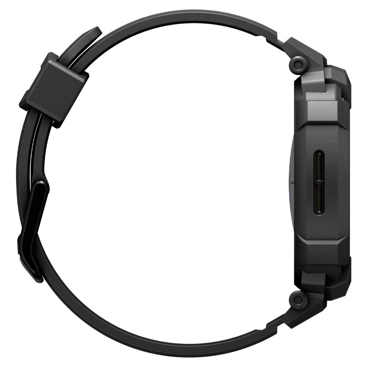 Spigen Rugged Armor Pro, matte black - Samsung Galaxy Watch 8 (40mm) (5)