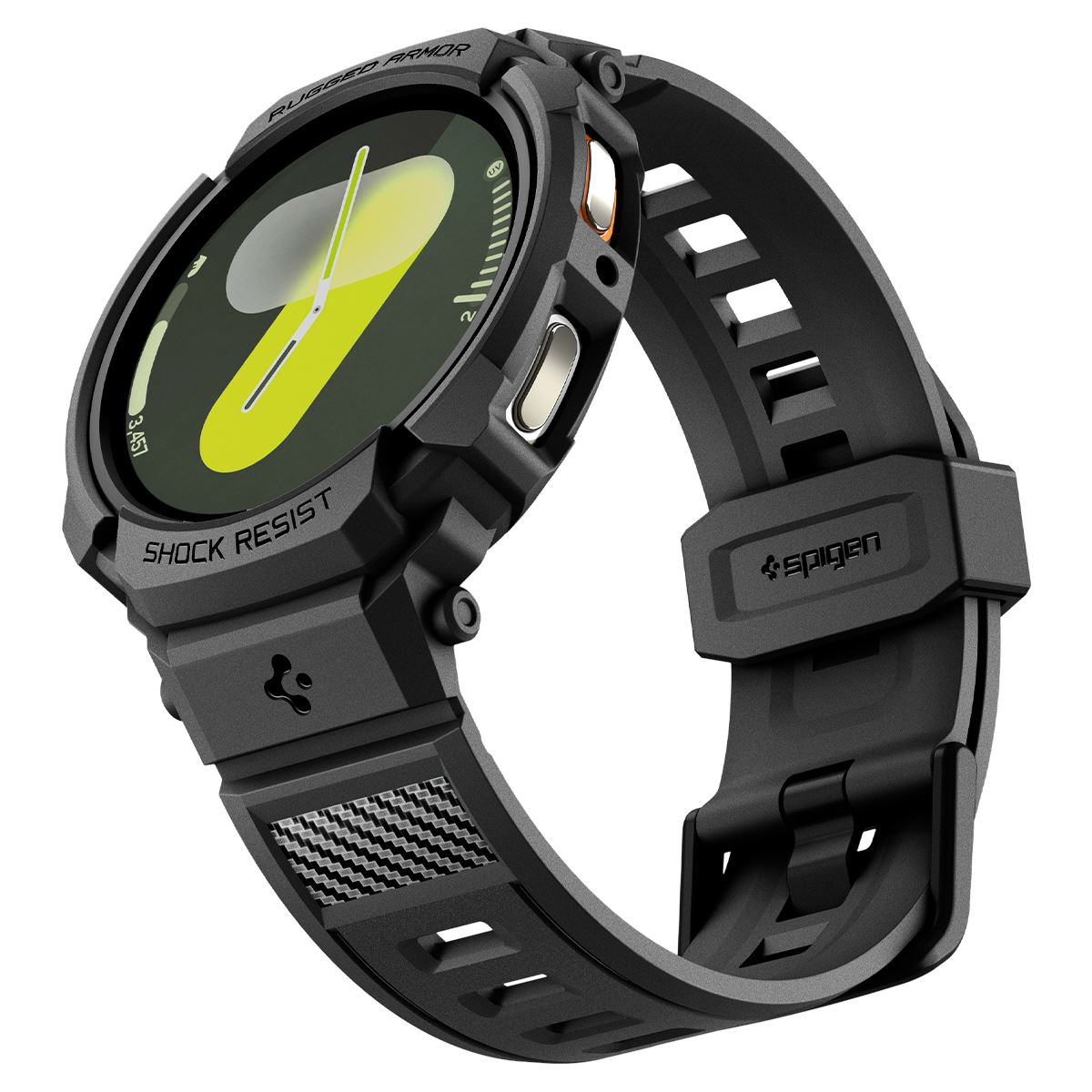 Spigen Rugged Armor Pro, matte black - Samsung Galaxy Watch 8 (40mm) (7)