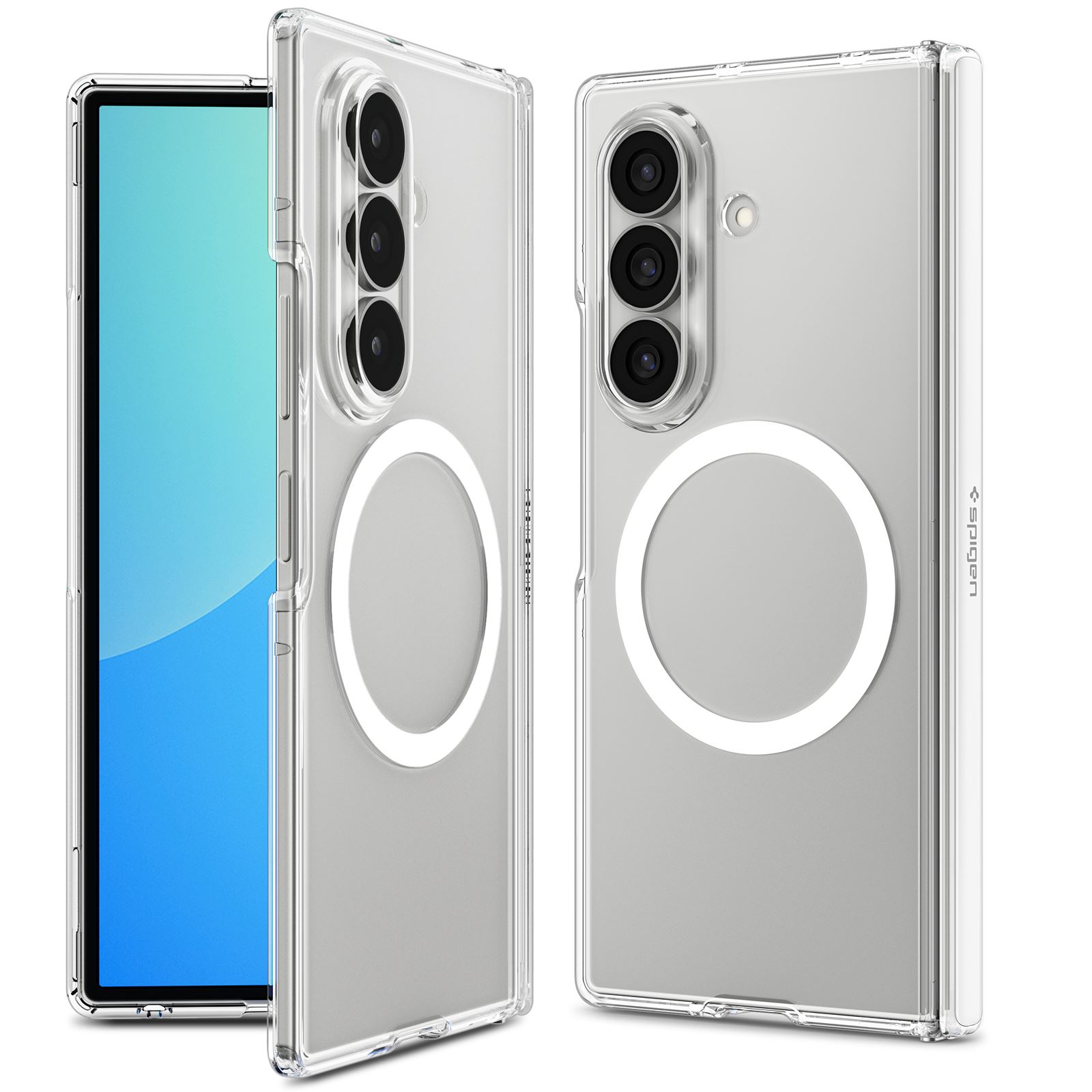 Spigen Ultra Hybrid Pro MagSafe, clear white - Samsung Galaxy Z Fold8 Ultra