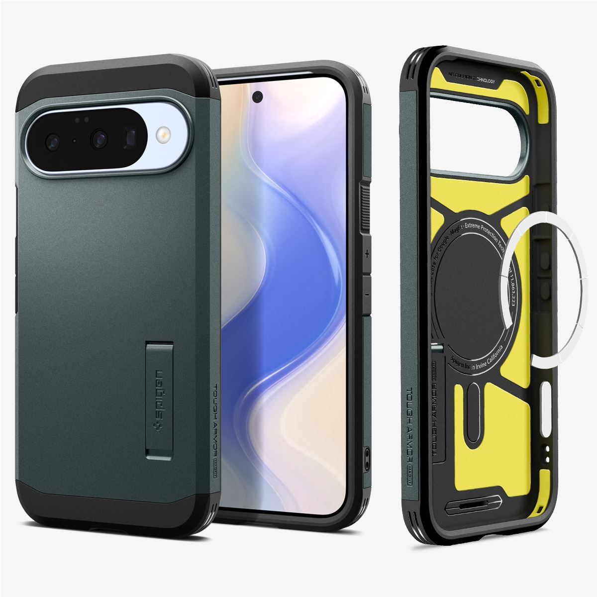 Spigen Tough Armor MagSafe, abyss green - Google Pixel 10 Pro/Pixel 10 (1)