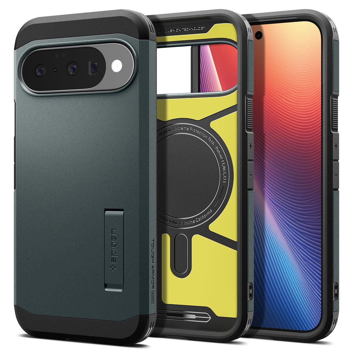Spigen Tough Armor MagSafe, abyss green - Google Pixel 10 Pro/Pixel 10 (17)