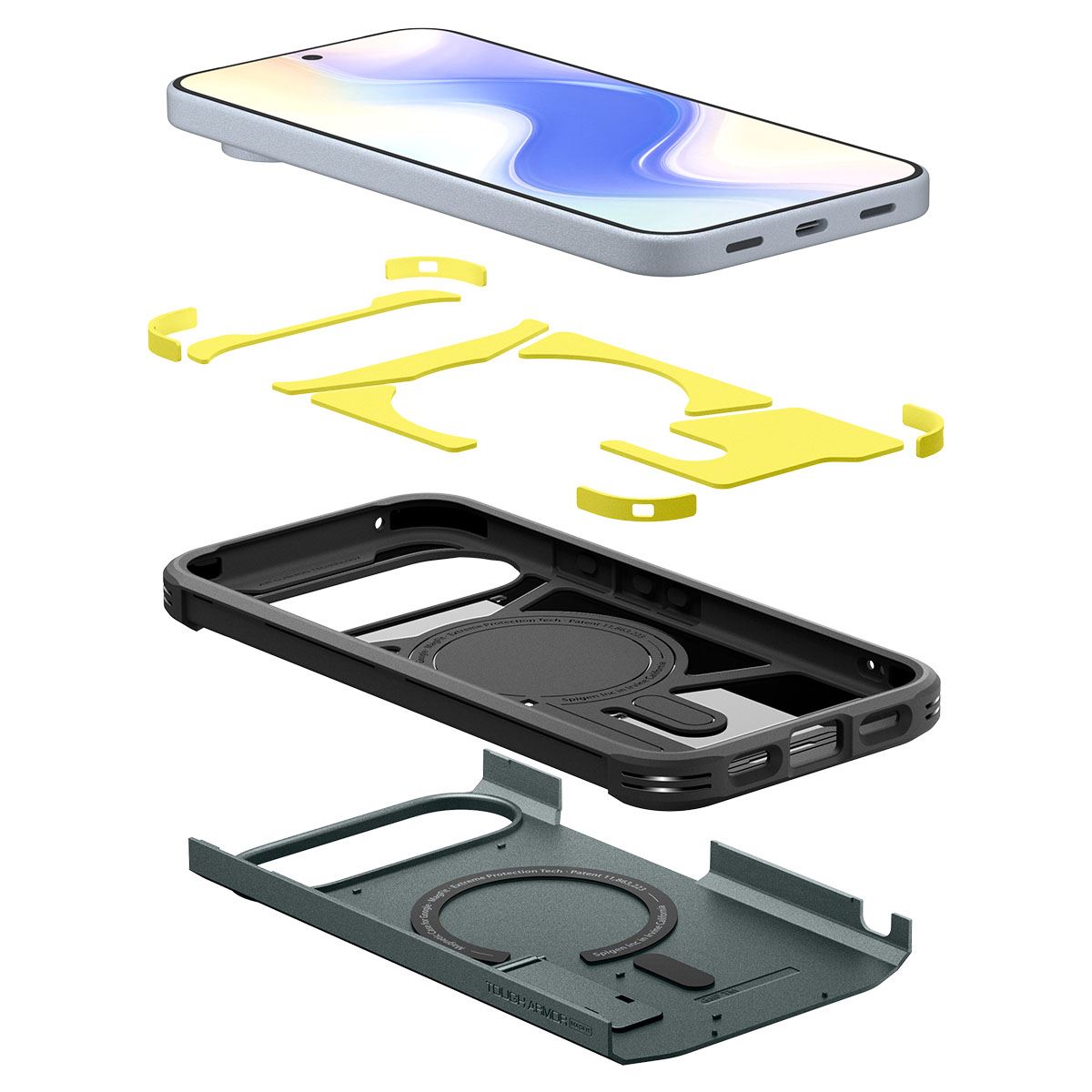 Spigen Tough Armor MagSafe, abyss green - Google Pixel 10 Pro/Pixel 10 (8)