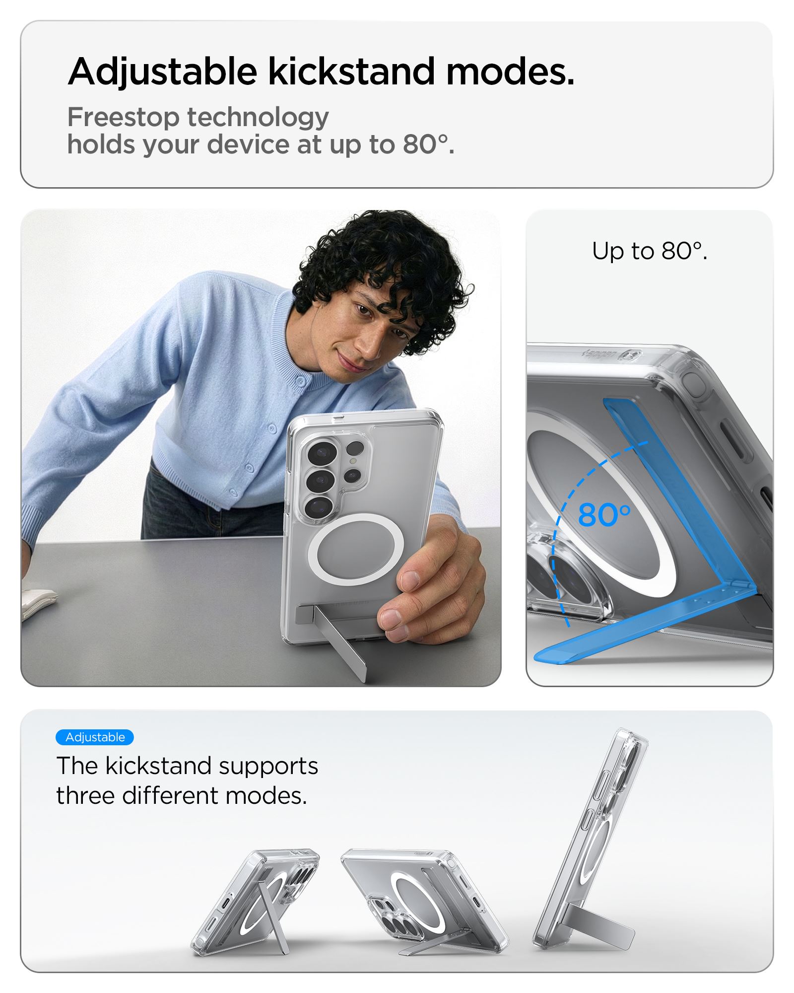 Spigen Ultra Hybrid S MagSafe, clear white - Samsung Galaxy S26 Ultra (13)