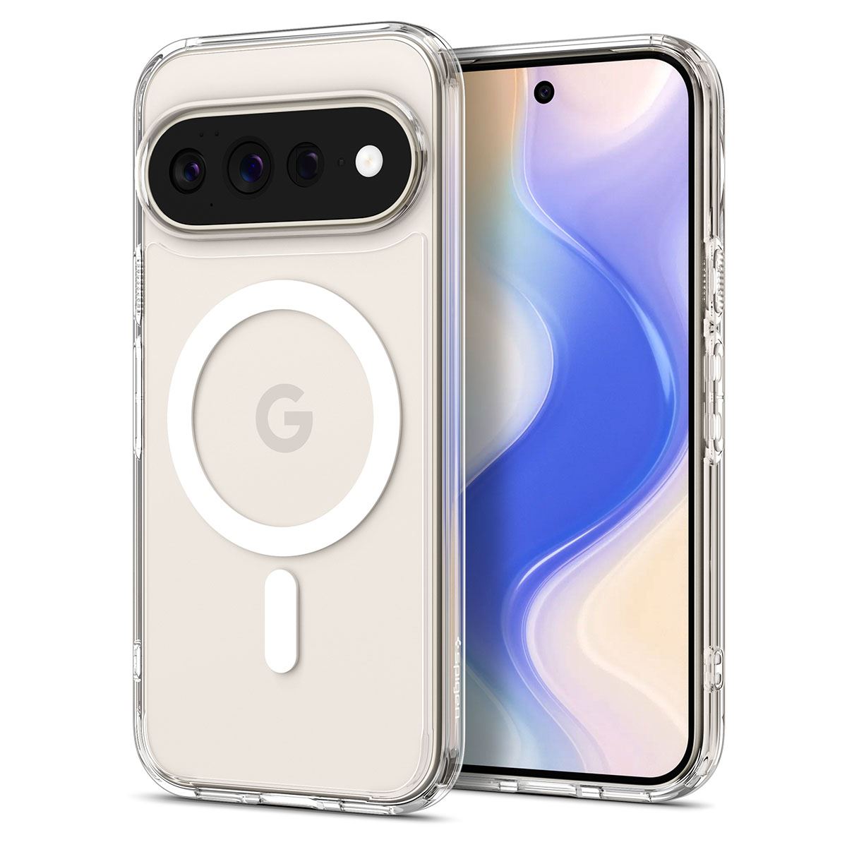 Spigen Ultra Hybrid MagSafe, clear white - Google Pixel 11 Pro XL (1)