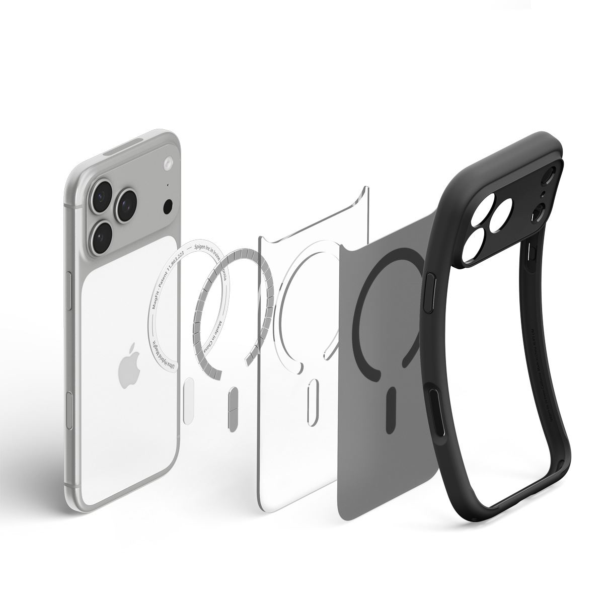 Spigen Ultra Hybrid MagSafe, frost black - iPhone 18 Pro/17 Pro (10)