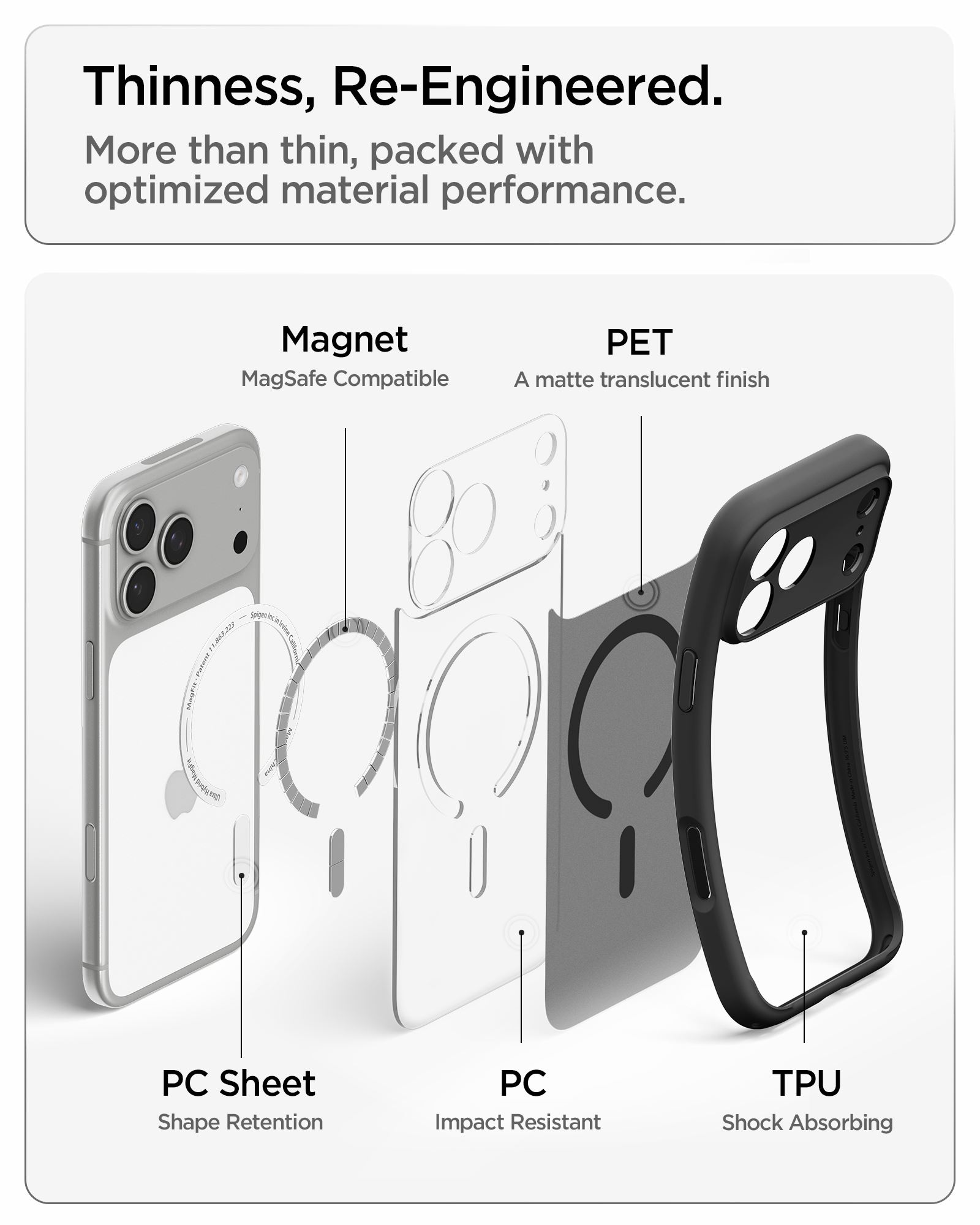 Spigen Ultra Hybrid MagSafe, frost black - iPhone 18 Pro/17 Pro (17)