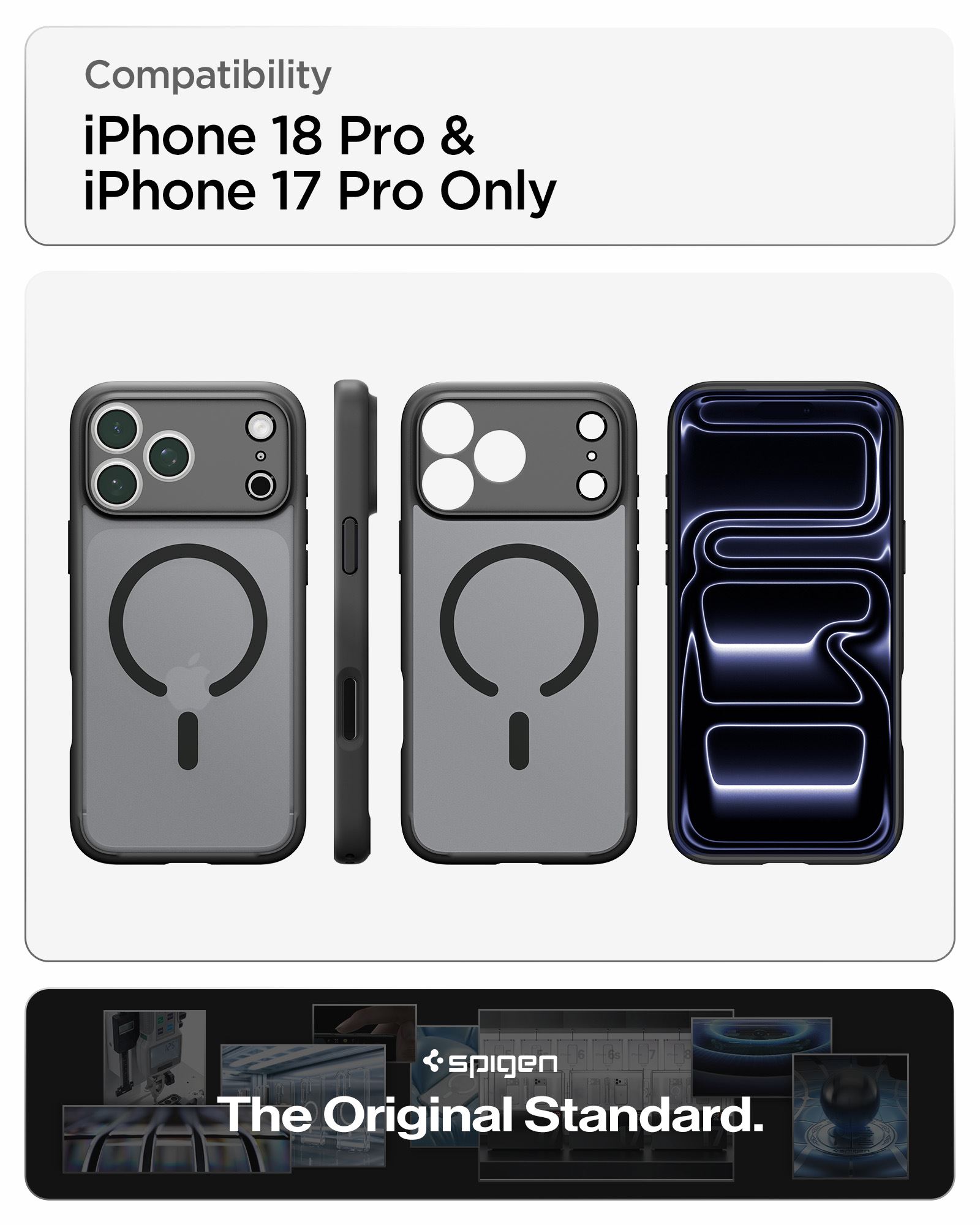 Spigen Ultra Hybrid MagSafe, frost black - iPhone 18 Pro/17 Pro (23)