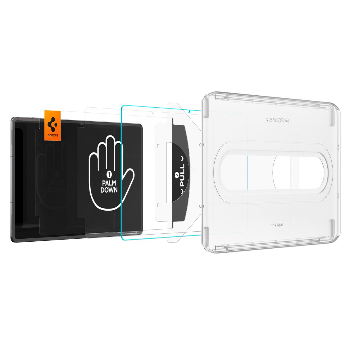 Spigen Glass tR EZ Fit Pro 1 Pack, transparency - Samsung Galaxy Tab S11 Ultra (3)