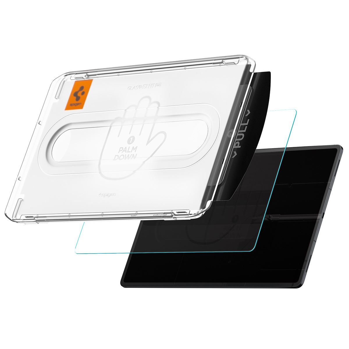 Spigen Glass tR EZ Fit Pro 1 Pack, transparency - Samsung Galaxy Tab S11 Ultra (5)