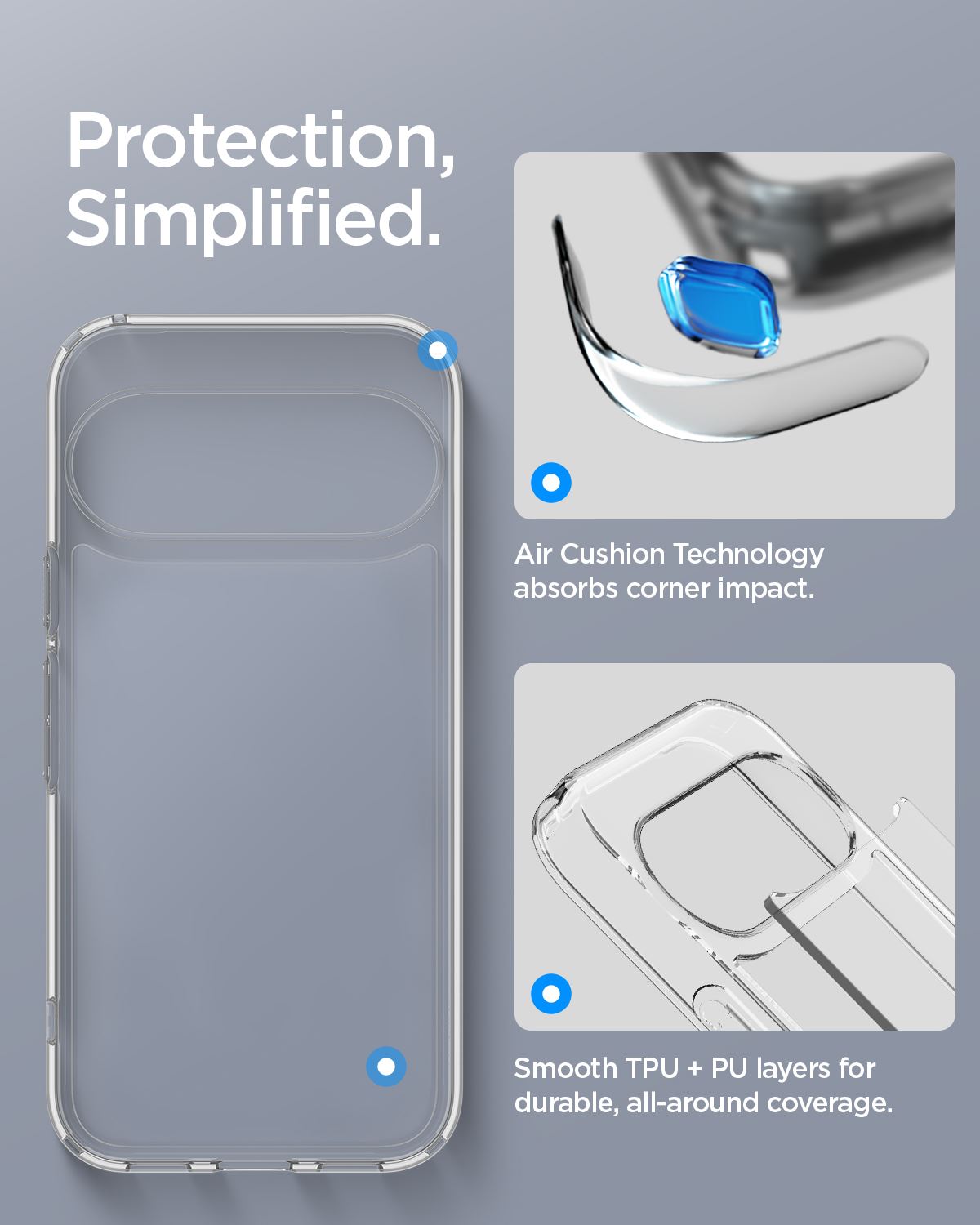 Spigen Ultra Hybrid, crystal clear - Google Pixel 11 (13)