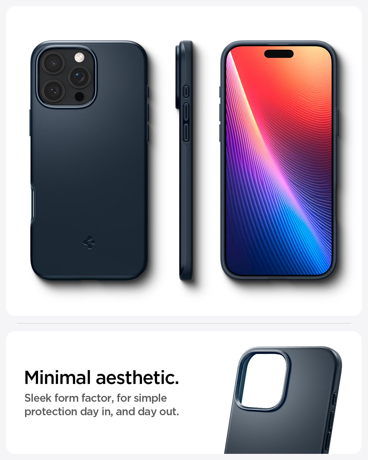 Spigen Thin Fit MagSafe, metal slate - iPhone 16 Pro (9)