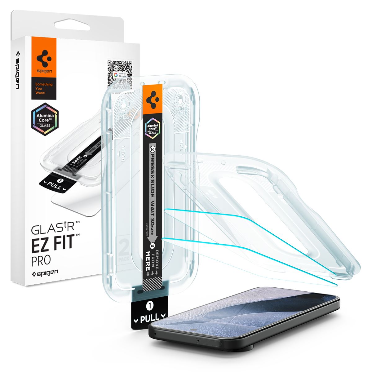 Spigen Glass tR EZ Fit Pro 2 Pack - Google Pixel 11/11 Pro (1)