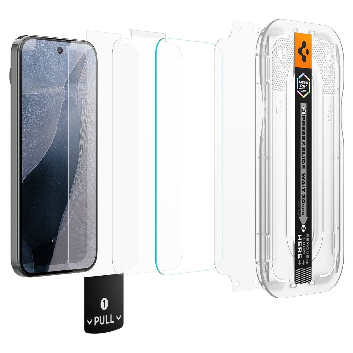 Spigen Glass tR EZ Fit Pro 2 Pack - Google Pixel 11/11 Pro (3)
