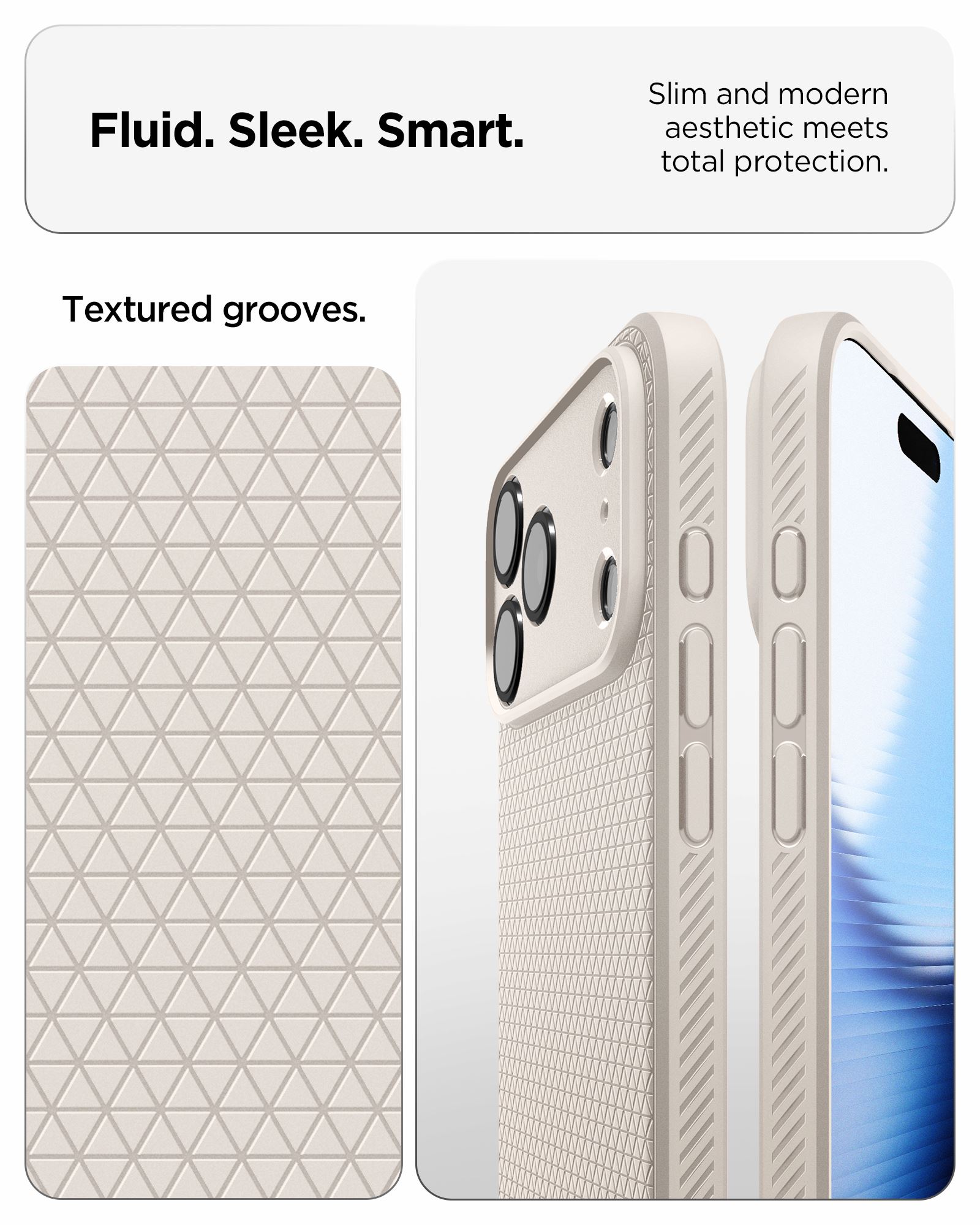 Spigen Liquid Air, natural titanium - iPhone 18 Pro Max/17 Pro Max (9)