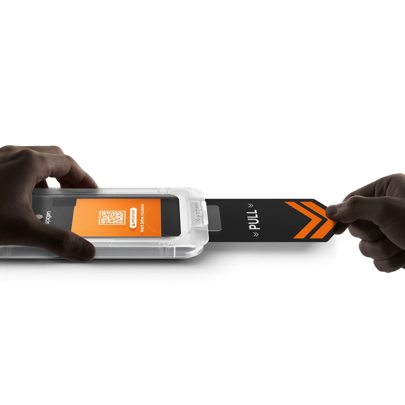 Spigen Glass tR EZ Fit Pro HD 2 Pack, transparency - Samsung Galaxy S26 (7)