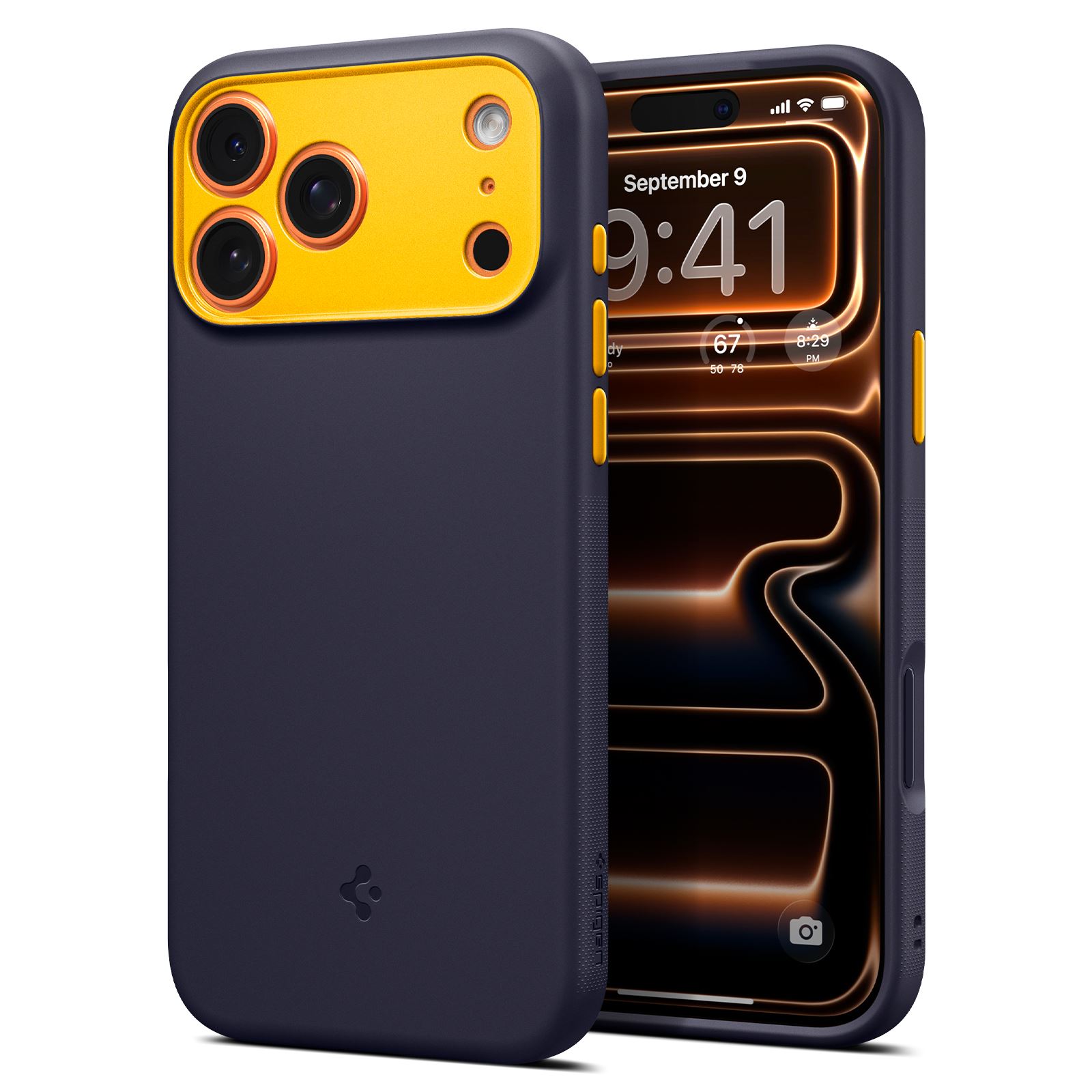 Spigen Nano Pop MagSafe, blueberry navy - iPhone 18 Pro/17 Pro (3)