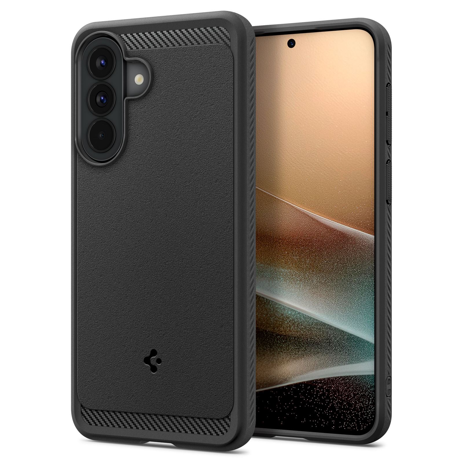 Spigen Rugged Armor, matte black - Samsung Galaxy A57 5G (1)