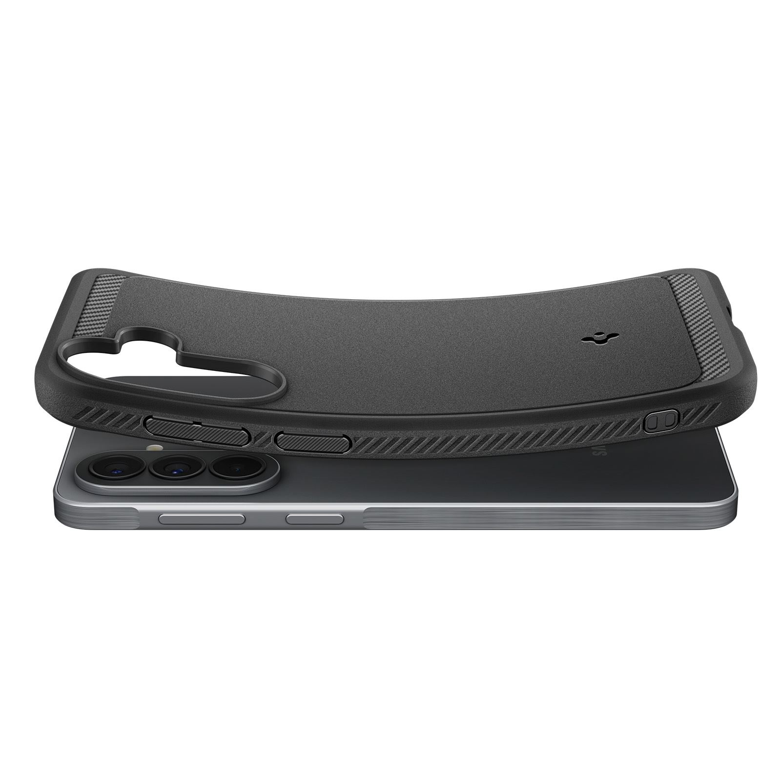 Spigen Rugged Armor, matte black - Samsung Galaxy A57 5G (10)
