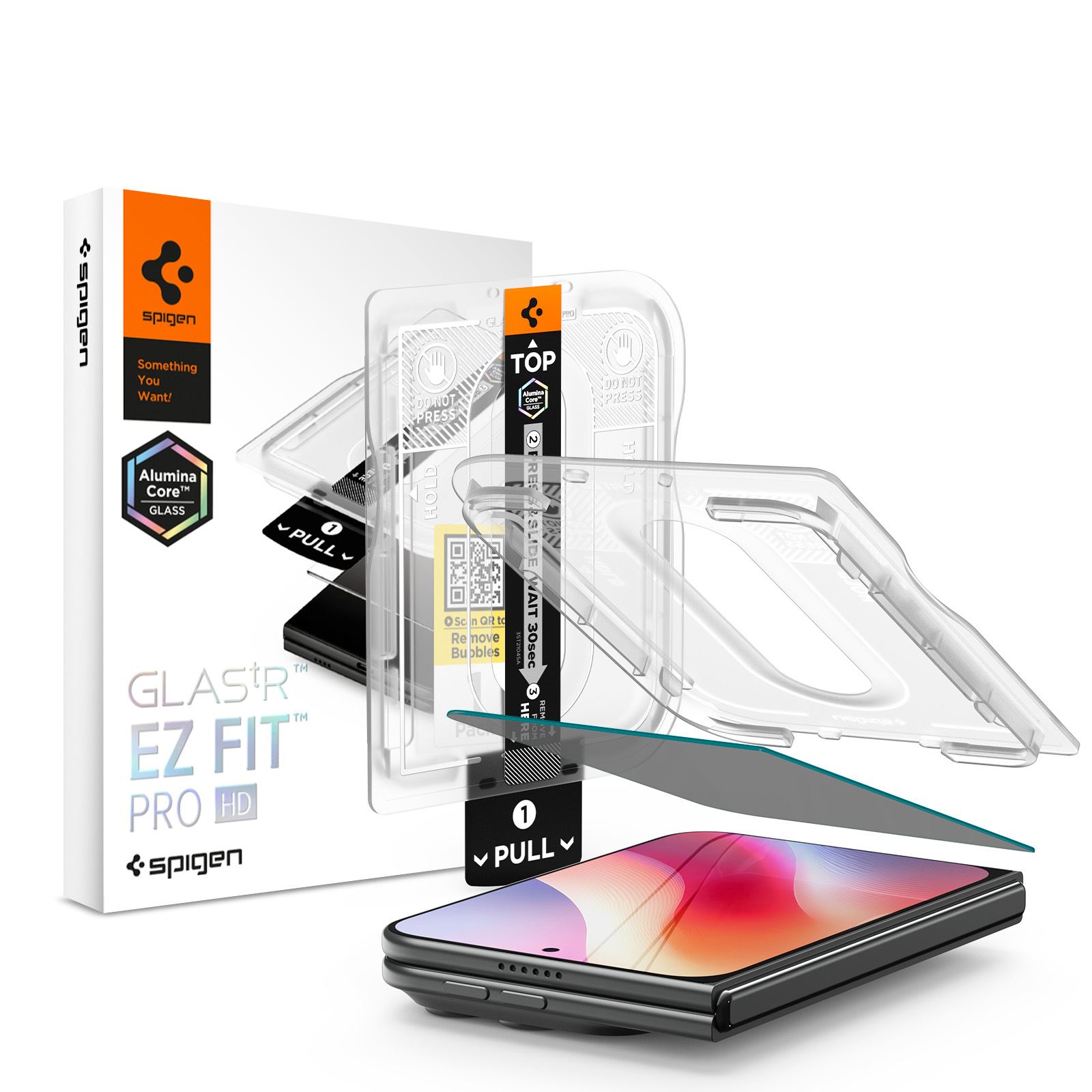 Spigen Glass tR EZ Fit Pro HD (Privacy) 1 Pack - iPhone Duo