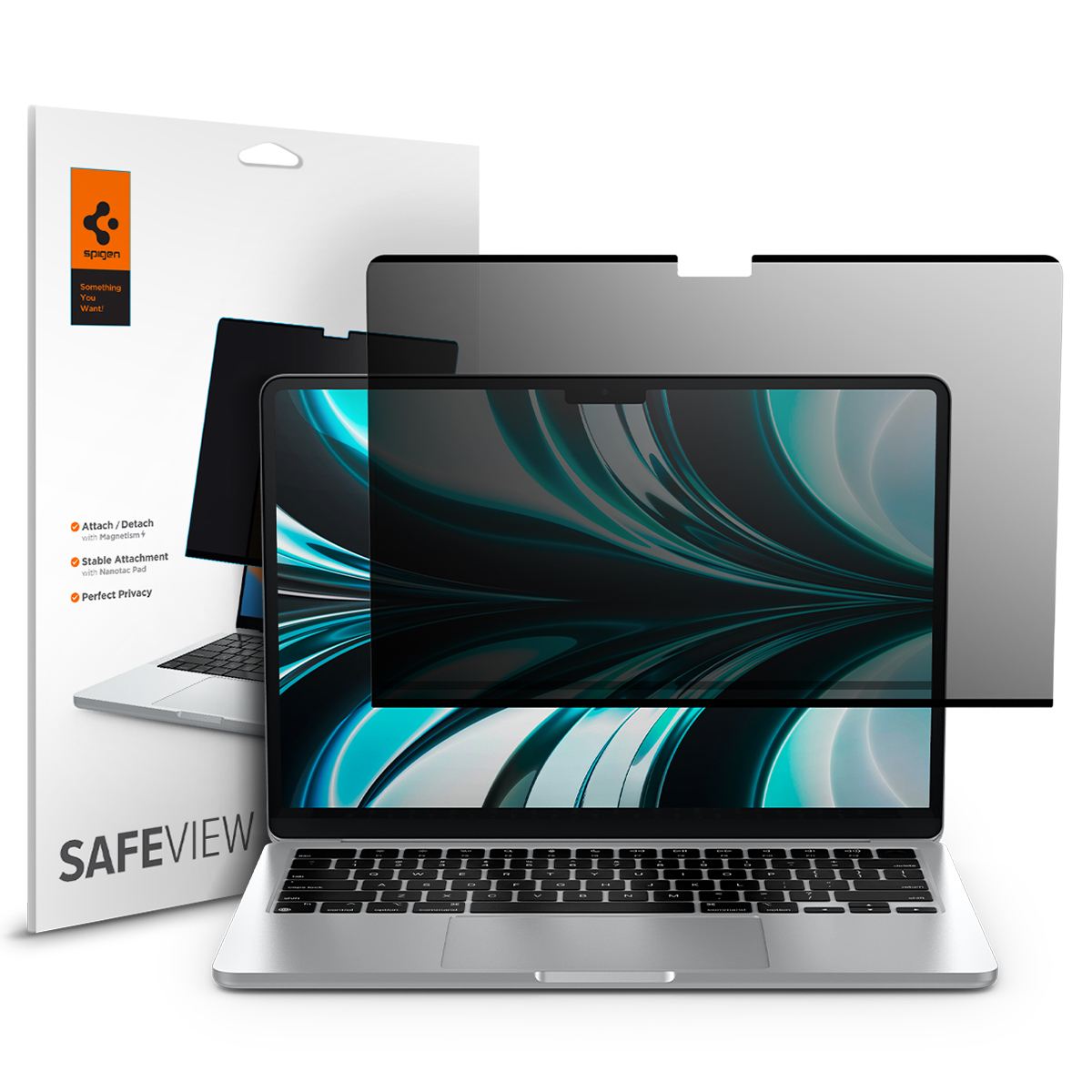 Spigen SafeView 1 Pack - MacBook Air 13 M4/M3/M2