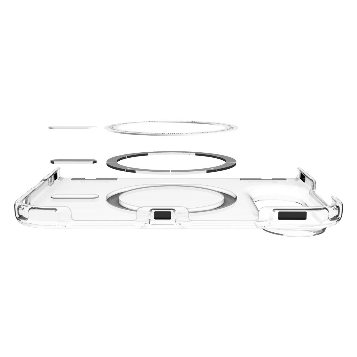 Spigen Ultra Hybrid Pro MagSafe, clear white - iPhone Duo (10)