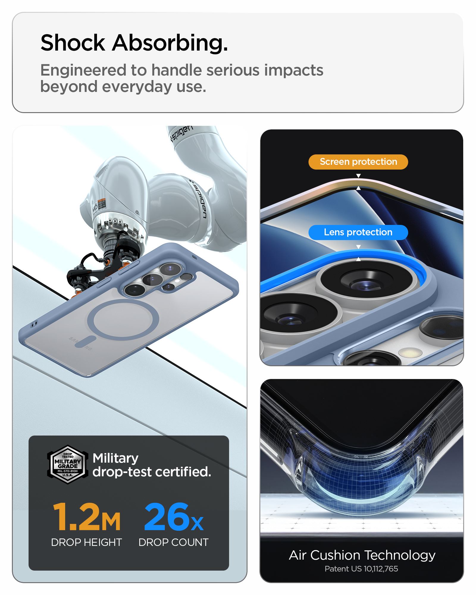 Spigen Ultra Hybrid MagSafe, light blue - Samsung Galaxy S26 Ultra (19)