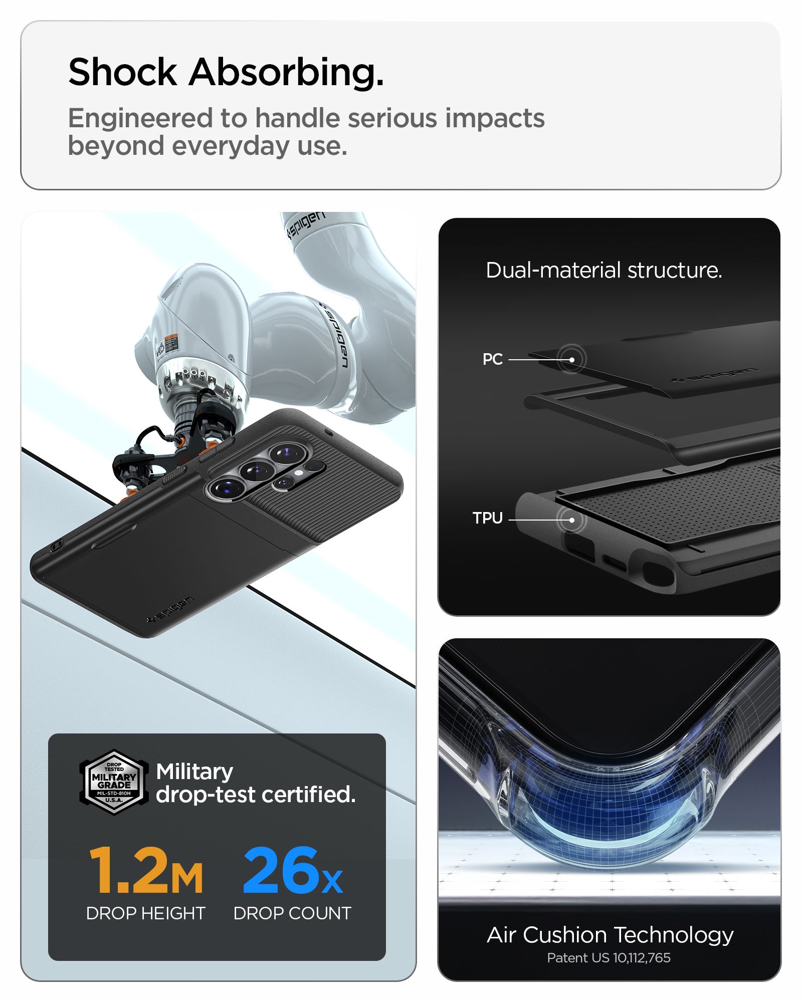 Spigen Slim Armor CS, black - Samsung Galaxy S26 Ultra (13)