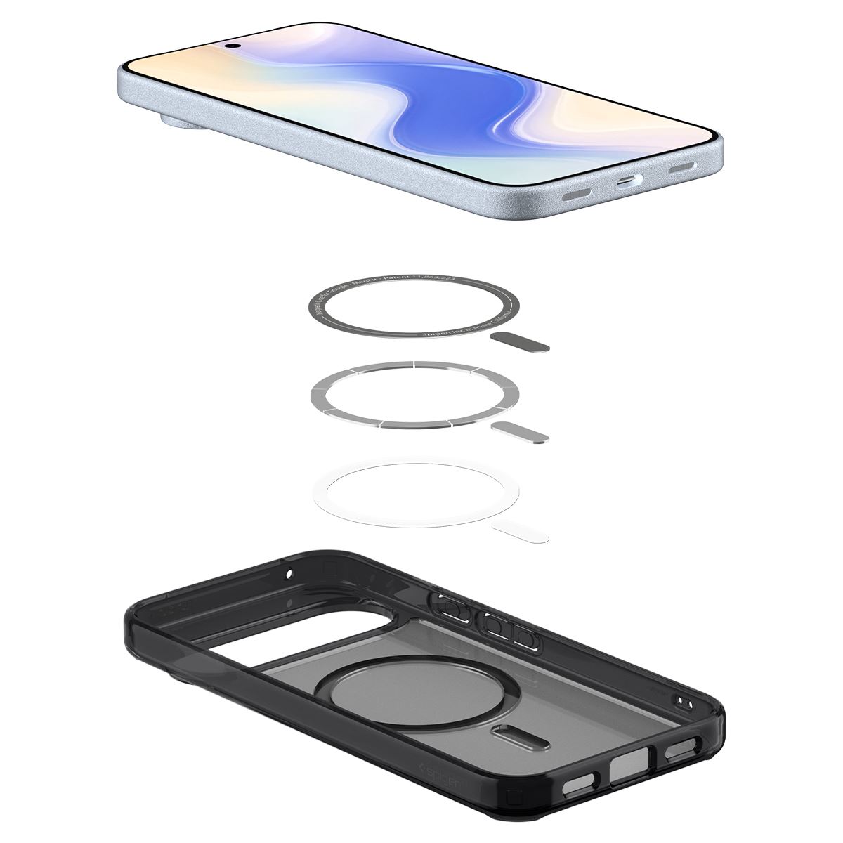 Spigen Ultra Hybrid MagSafe, frost black - Google Pixel 10 Pro/Pixel 10 (7)