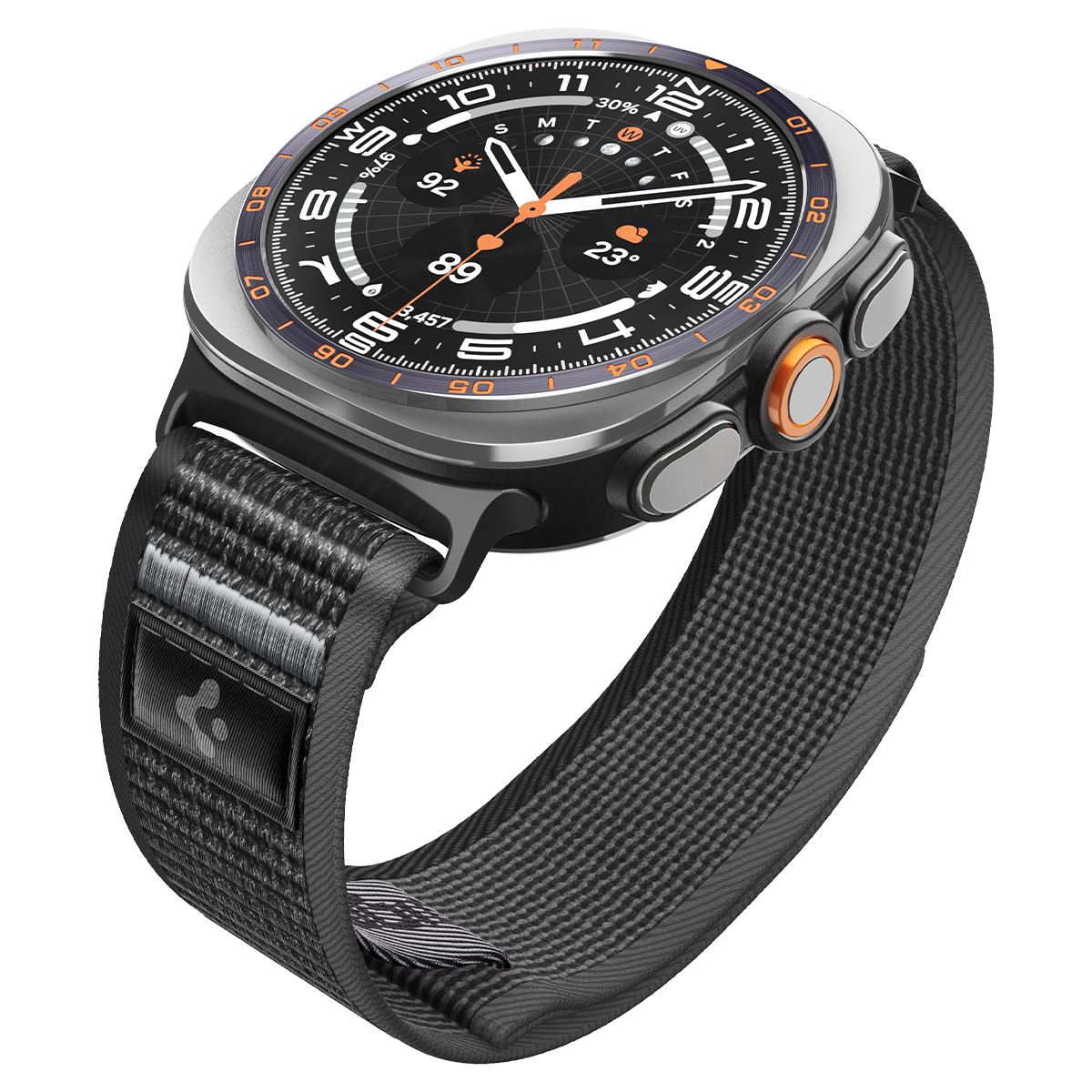 Spigen Athlex Air, active black gray - Samsung Galaxy Watch Ultra 2/1 47mm (10)