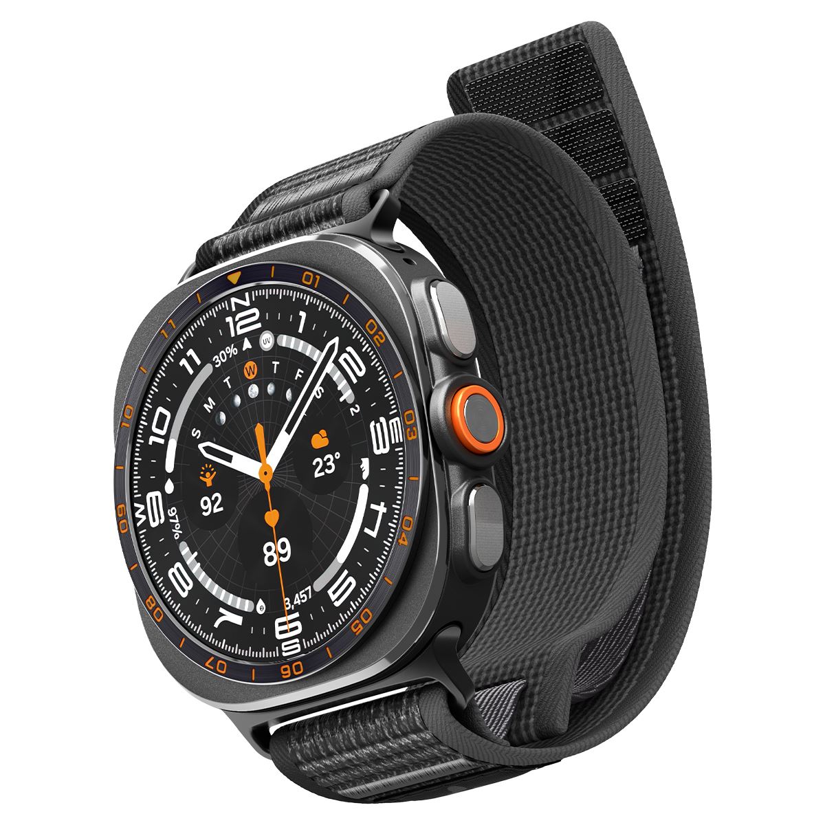 Spigen Athlex Air, active black gray - Samsung Galaxy Watch Ultra 2/1 47mm (11)
