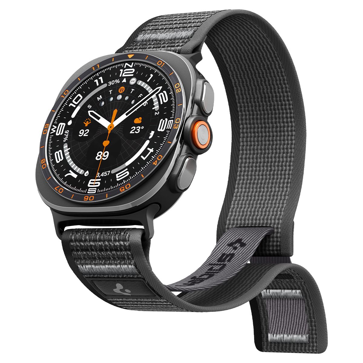 Spigen Athlex Air, active black gray - Samsung Galaxy Watch Ultra 2/1 47mm (2)