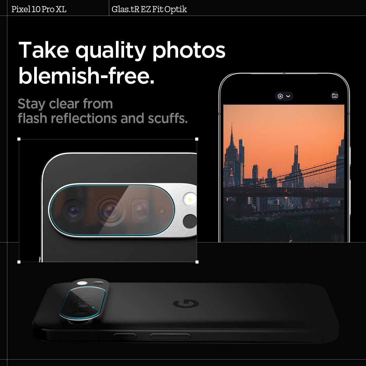 Spigen Glass tR EZ Fit Optik 2 Pack, crystal clear - Google Pixel 10 Pro XL (13)