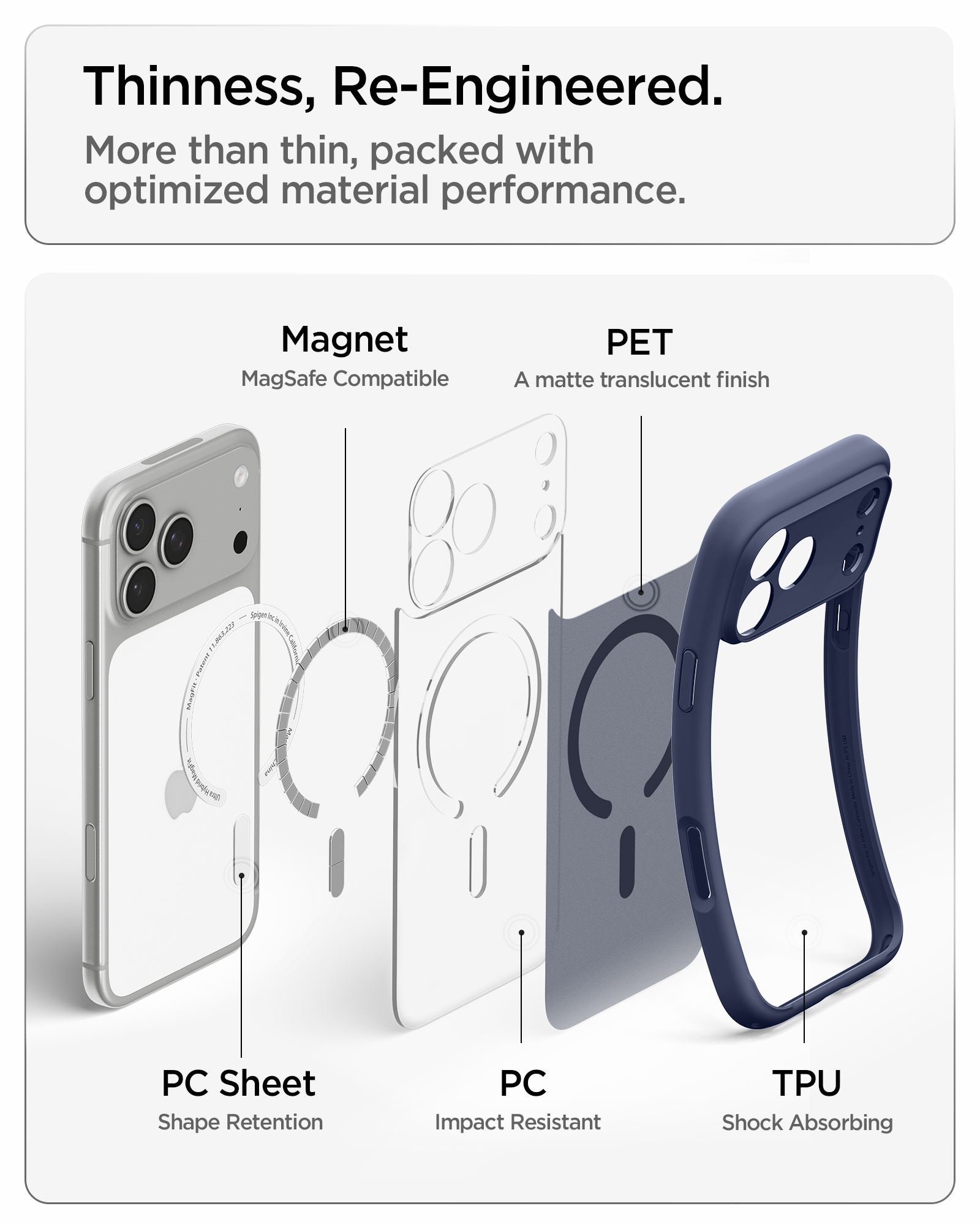 Spigen Ultra Hybrid MagSafe, frost deep blue - iPhone 18 Pro/17 Pro (15)