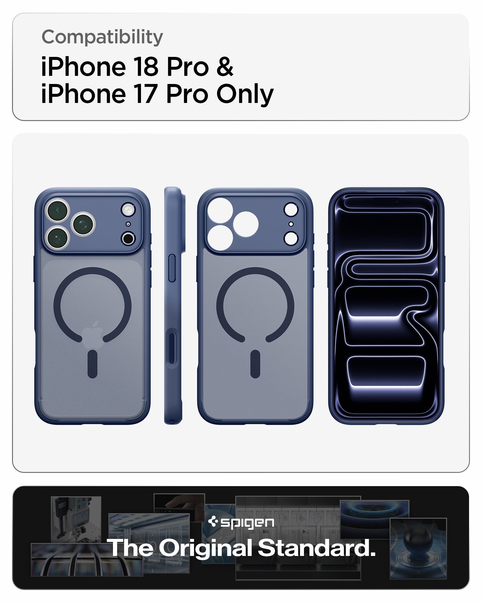 Spigen Ultra Hybrid MagSafe, frost deep blue - iPhone 18 Pro/17 Pro (21)