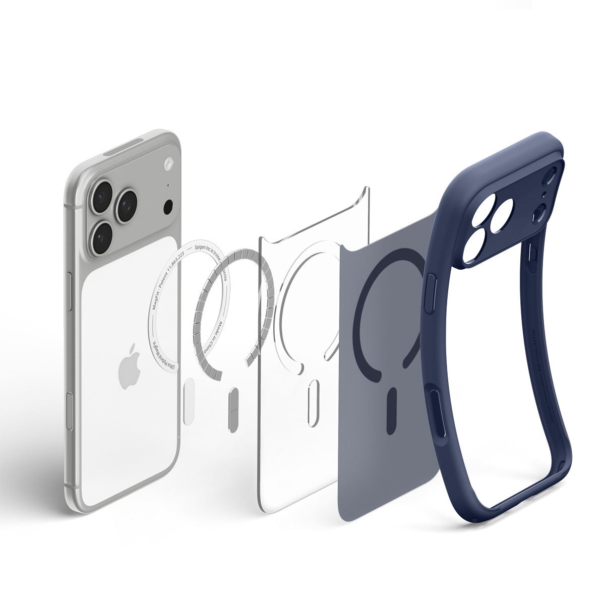 Spigen Ultra Hybrid MagSafe, frost deep blue - iPhone 18 Pro/17 Pro (9)