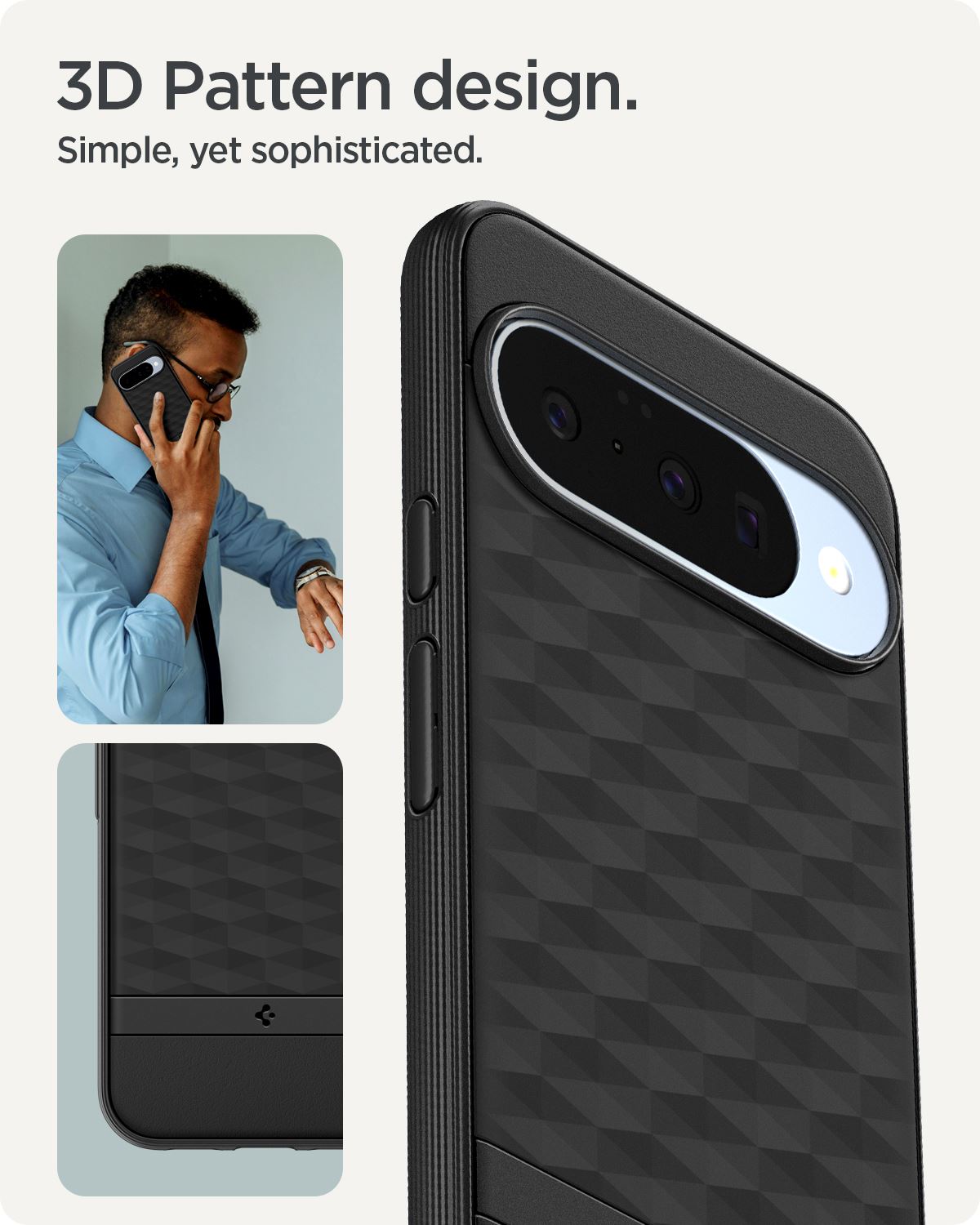 Spigen Parallax MagSafe, matte black - Google Pixel 10 Pro/Pixel 10 (12)