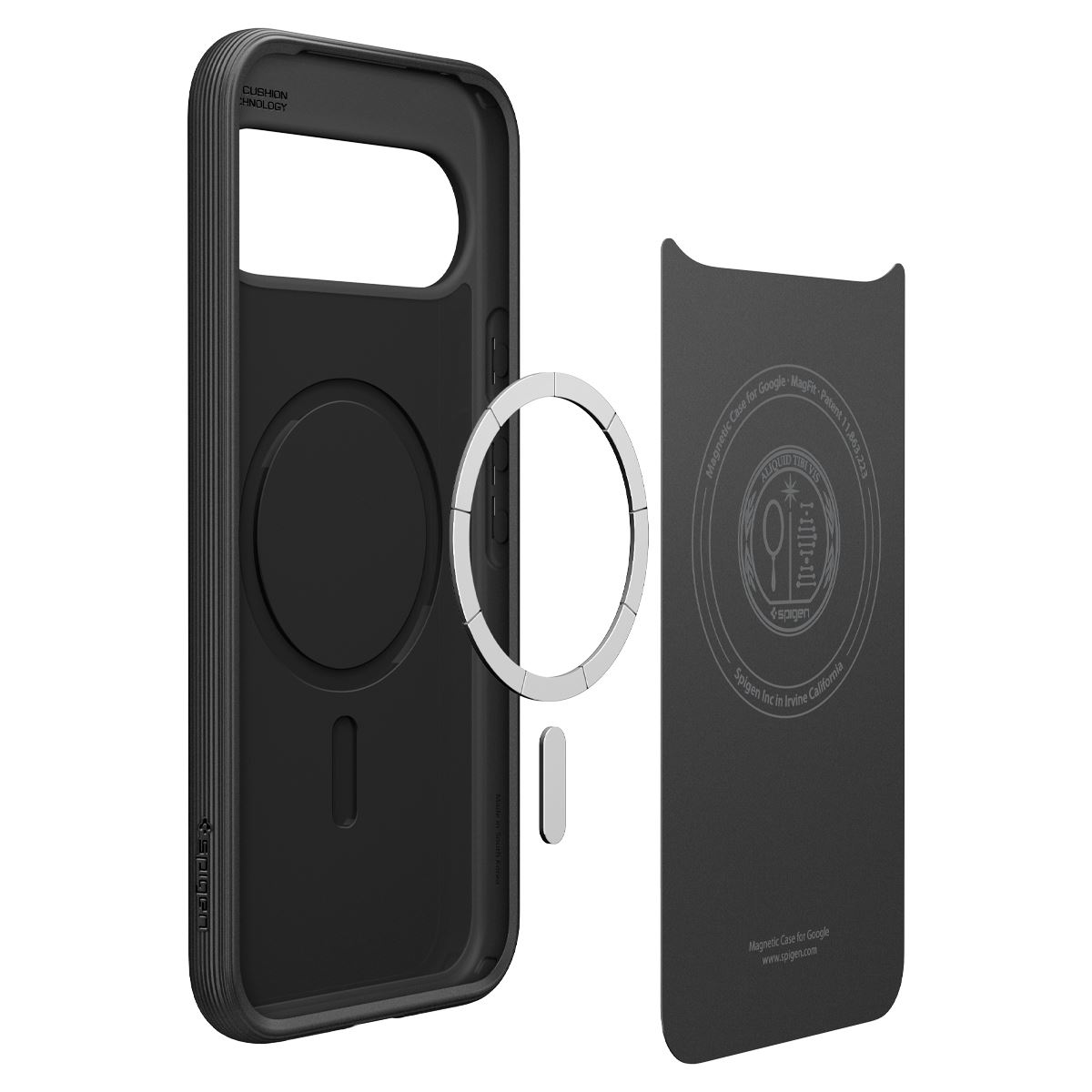 Spigen Parallax MagSafe, matte black - Google Pixel 10 Pro/Pixel 10 (9)