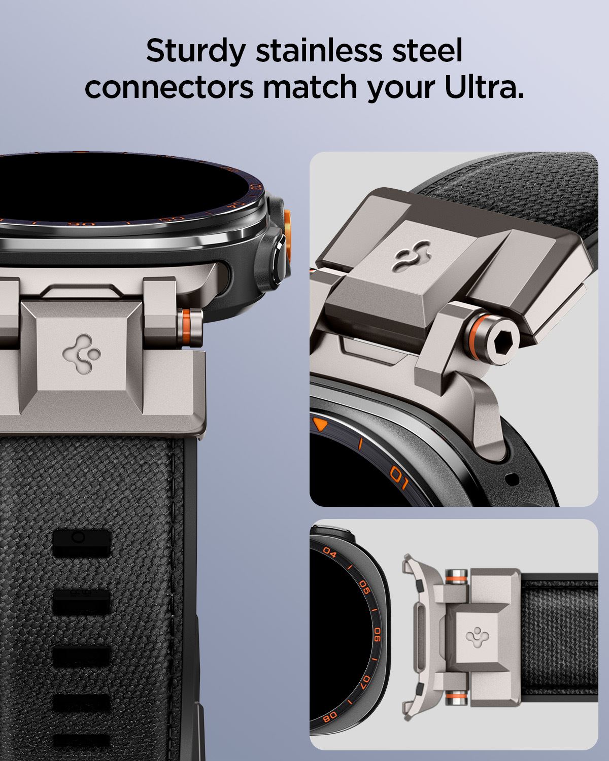 Spigen DuraPro Armor, black - Samsung Galaxy Watch Ultra 2/1 47mm (15)