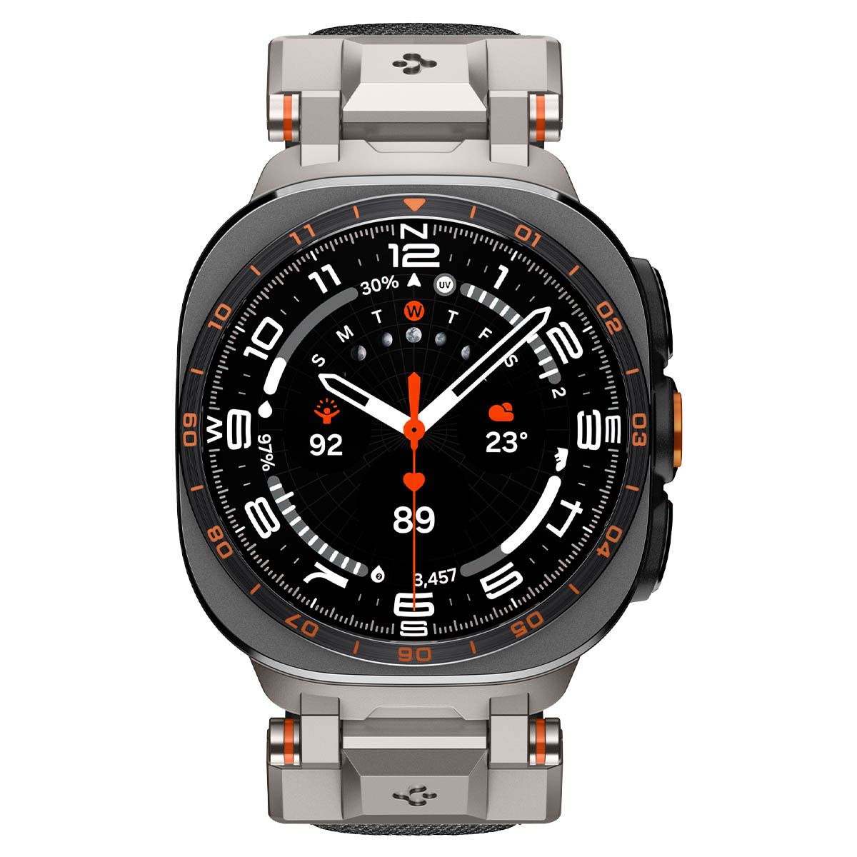 Spigen DuraPro Armor, black - Samsung Galaxy Watch Ultra 2/1 47mm (2)