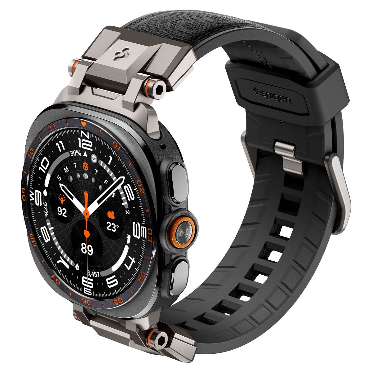 Spigen DuraPro Armor, black - Samsung Galaxy Watch Ultra 2/1 47mm (8)