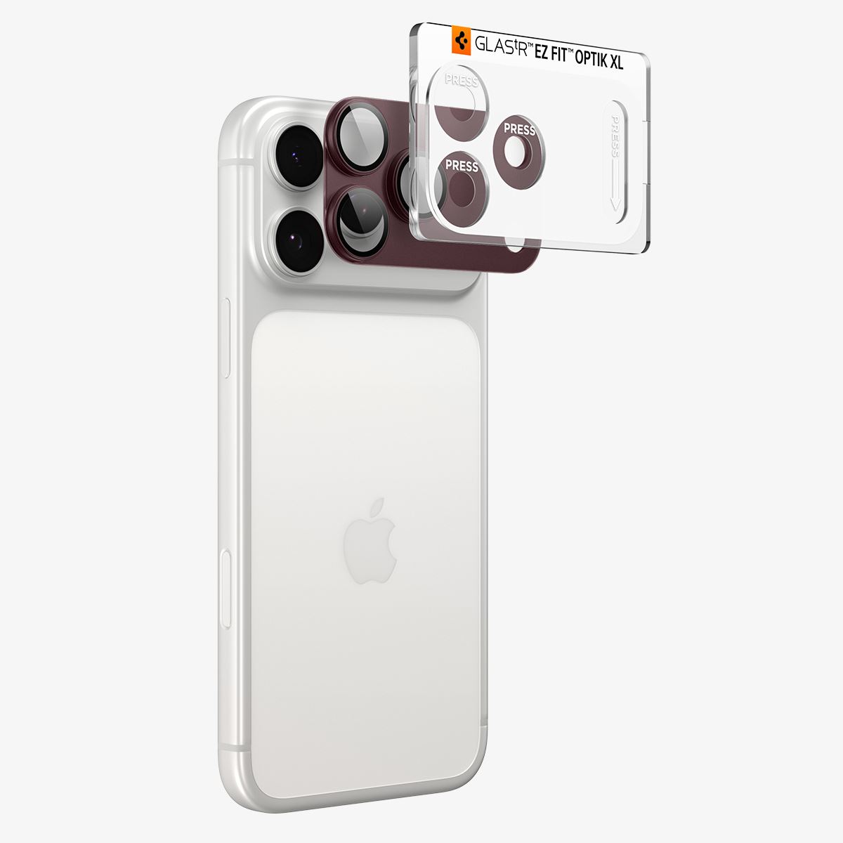 Spigen Glass tR EZ Fit Optik Pro XL 1 Pack, dark cherry - iPhone 18 Pro Max (2)