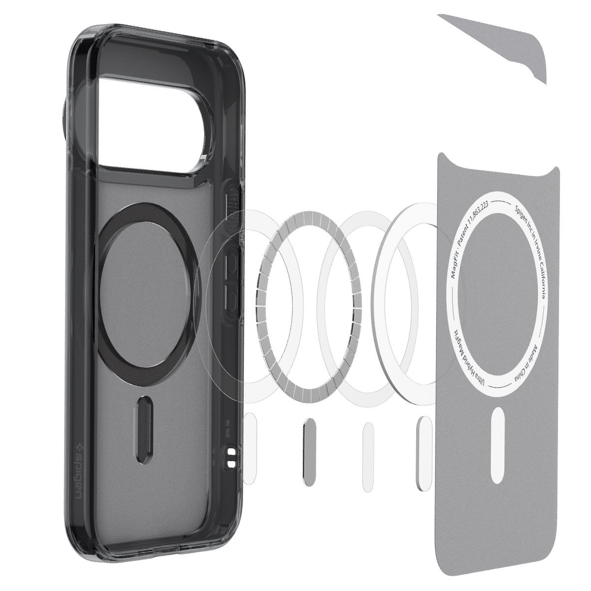 Spigen Ultra Hybrid MagSafe, frost black - Google Pixel 11 Pro (8)