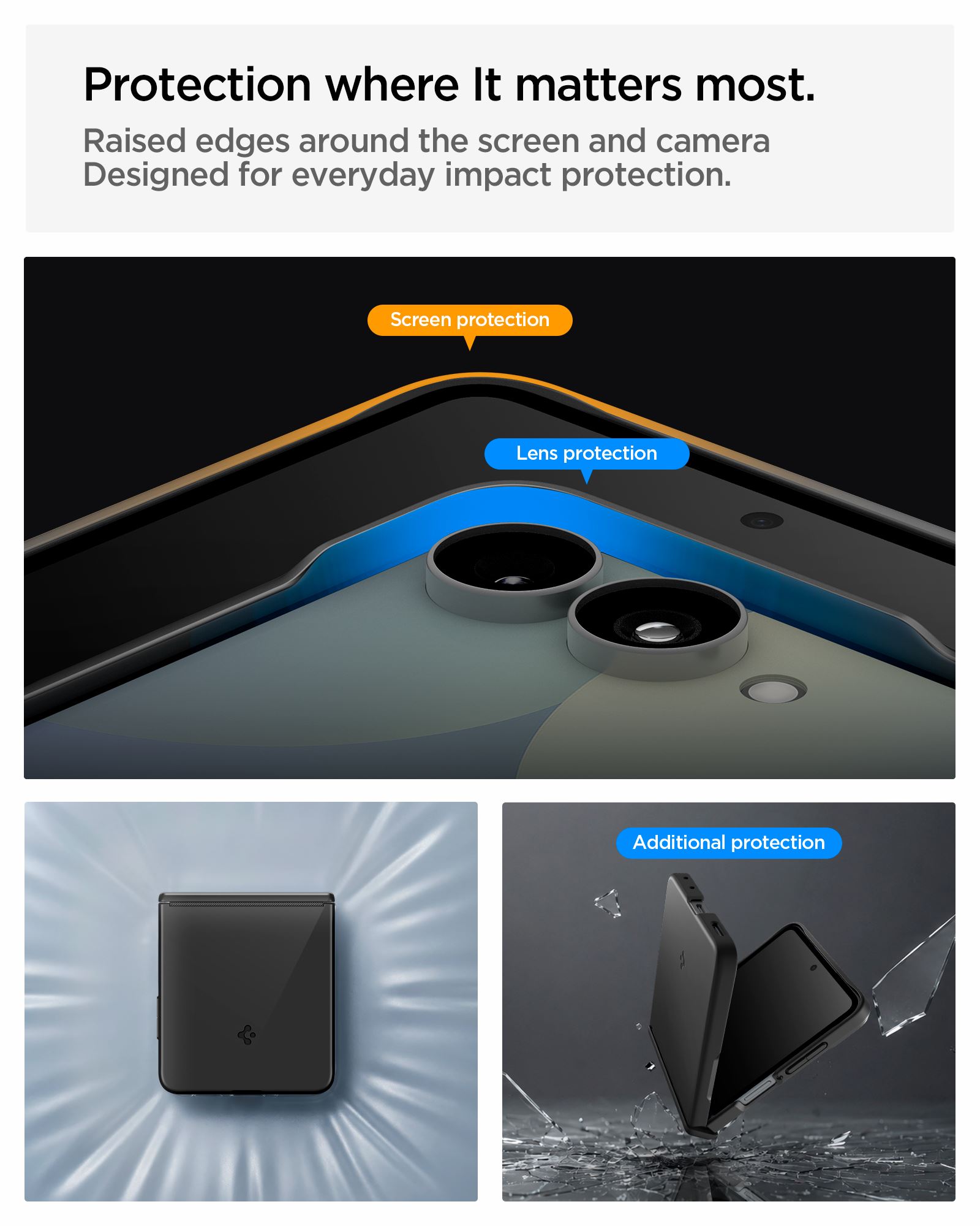 Spigen Air Fit Pro MagSafe, black - Samsung Galaxy Z Flip8 (21)