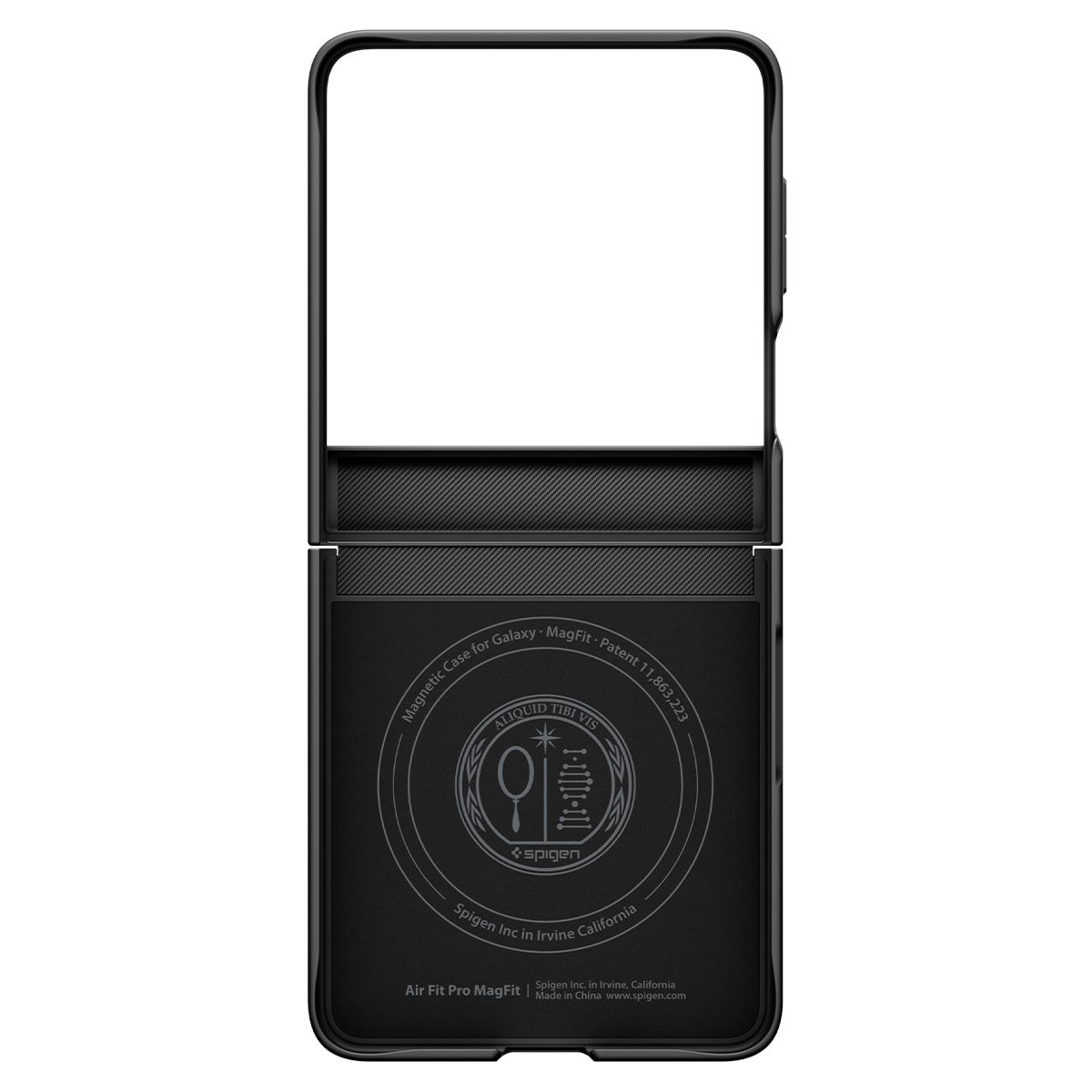 Spigen Air Fit Pro MagSafe, black - Samsung Galaxy Z Flip8 (4)