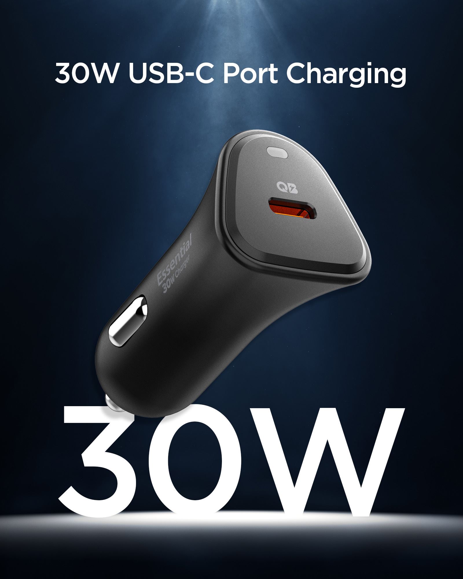 Spigen Essential 30W Car Charger EV301, black (5)